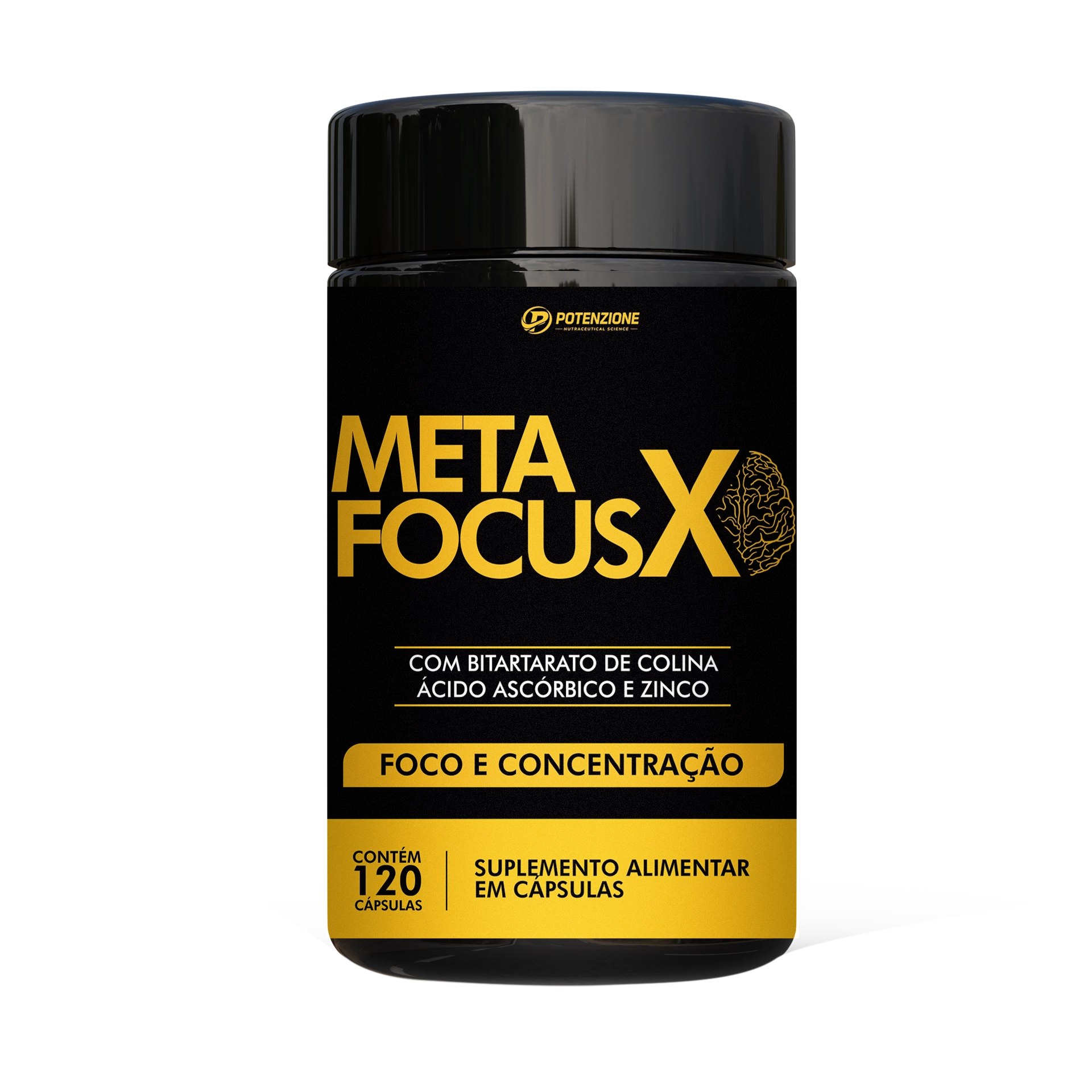 Metafocus X Foco e Concentração (120 Cápsulas)